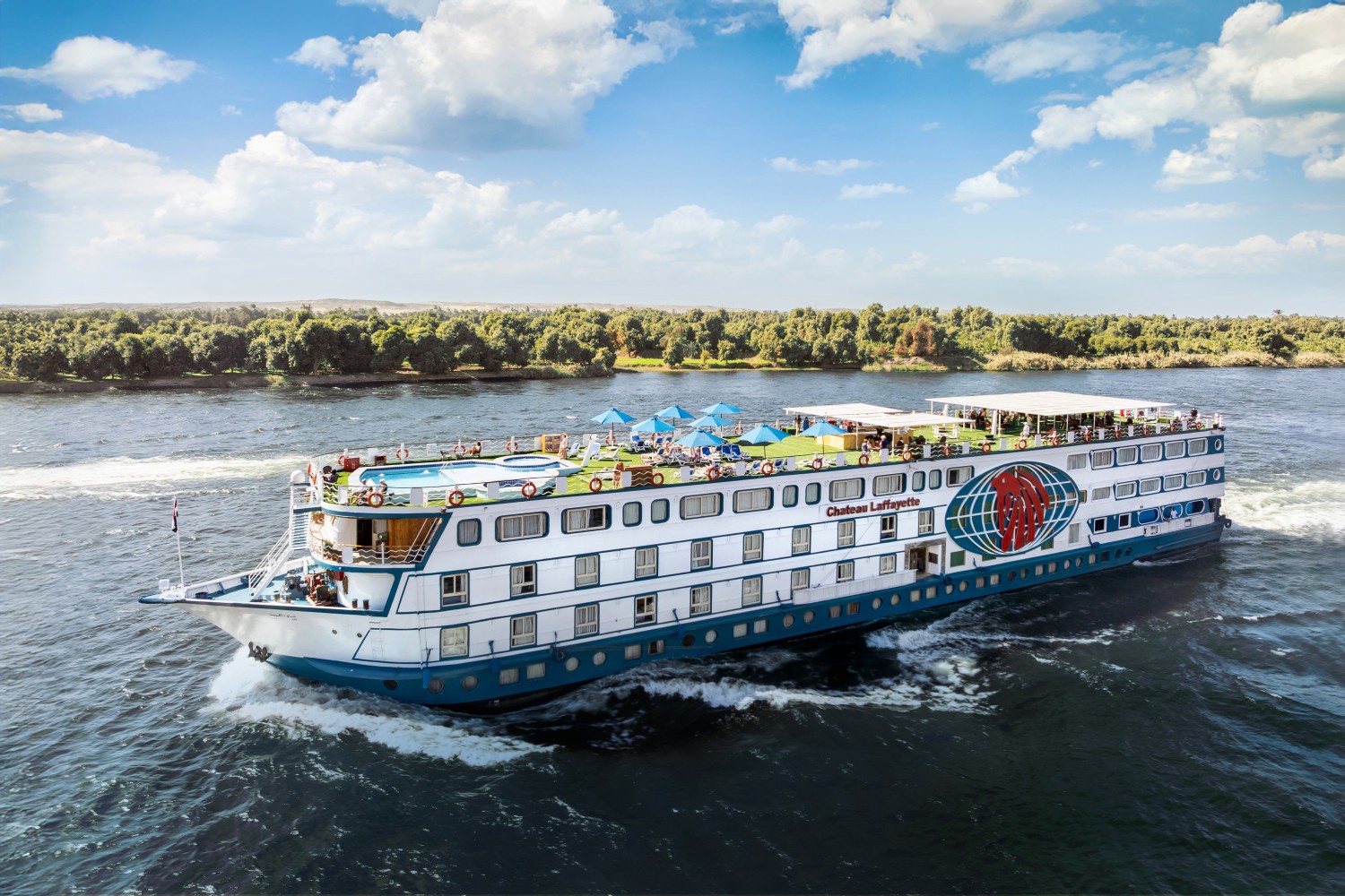 Sail the Nile aboard the Chateau Lafayette Cruise